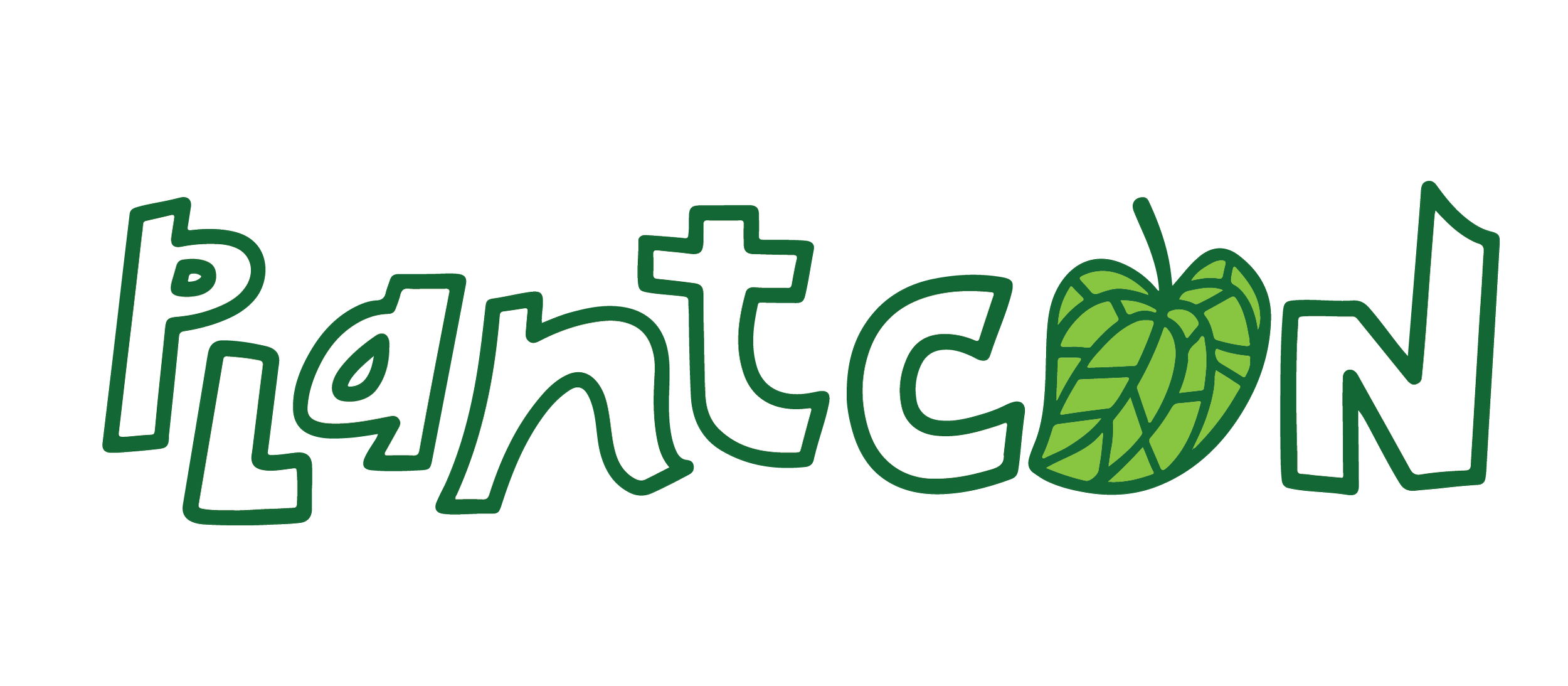 Colorful text logo with the word 'Patatcan' and a green hop cone illustration.
