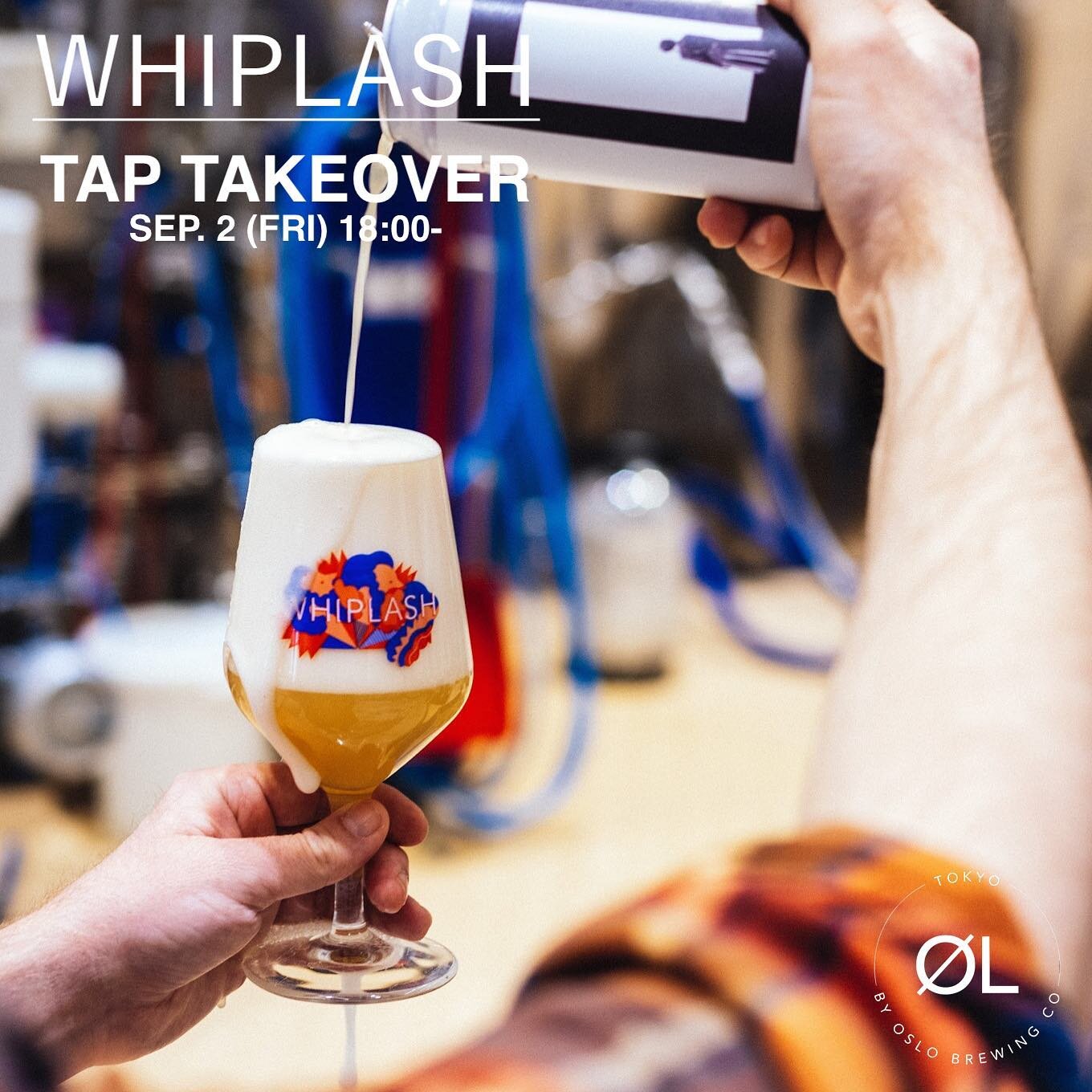 &hellip;

&ldquo;WHIPLASH Tap Takeover&rdquo;
Sep 2 (FRI) 18:00-
@whiplashbeer 

今週の金曜はWHIPLASHのTap Takeover✨
安定的にケグで入ってくるようになって、私たちも嬉しい限りです！

当店でもよく取り扱わせて頂いている、スウェーデンのStigbergetsとのコラボなどもあるので、絶対に飲み逃しなく🤙

まだ私たちも分からないのですが、、、もしかしたらノベルティーも少しご用意できるかもしれない