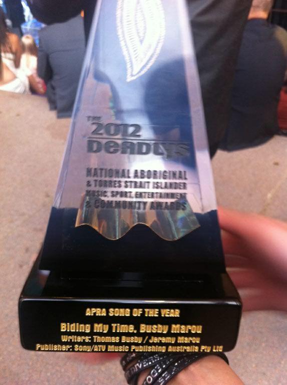 DEADLY - 2012 APRA Song of the Year