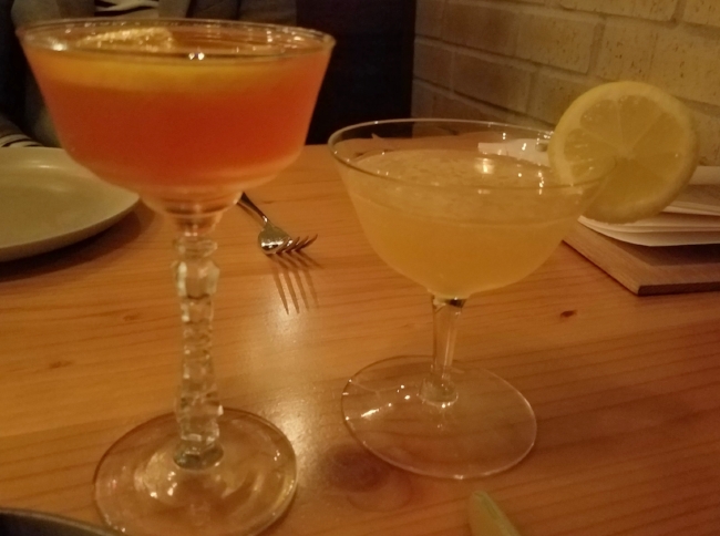 Left: El Cuñado (menu item) Right: Vieux Martinique (special feature as of February 2017)