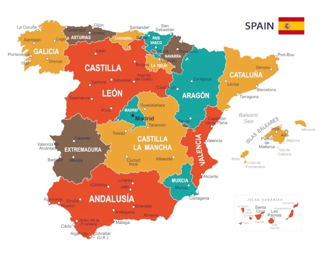 " País Vasco" (in Castilian Spanish), located in the northern part of Spain, is called the "Basque region" in English.