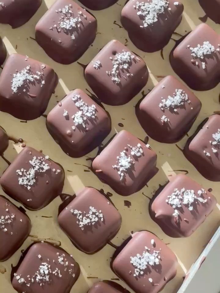 You can now find our infused salty caramels &amp; afghans (unpackaged of course!) at @goodfor_wellington 💕