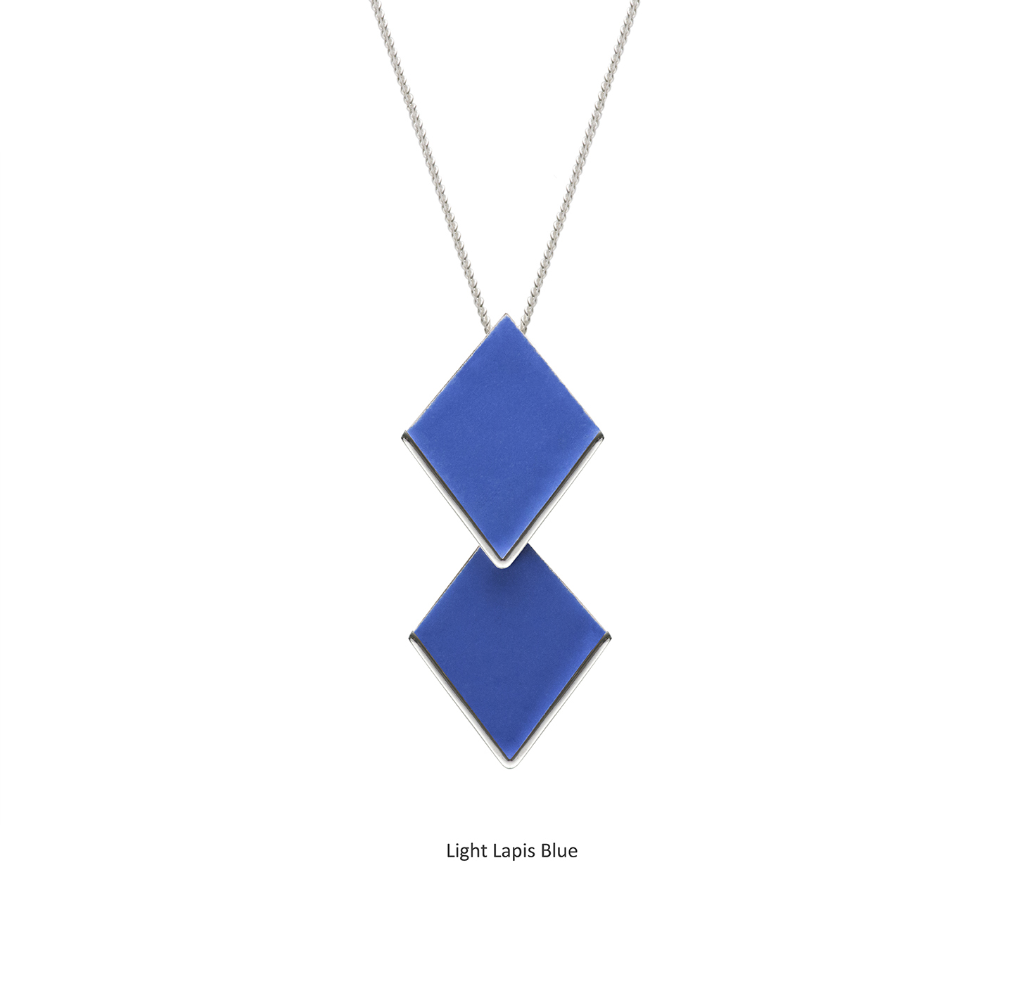 Light Lapis Blue Drop Pendant