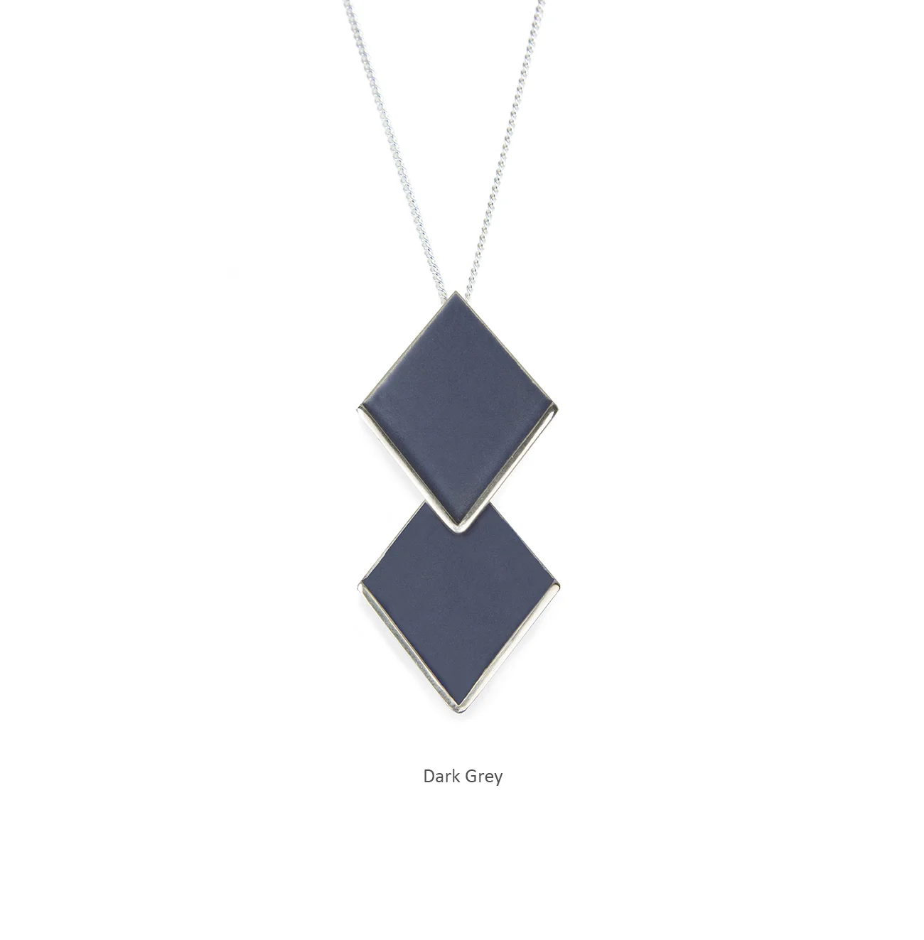 Dark Grey Drop Pendant