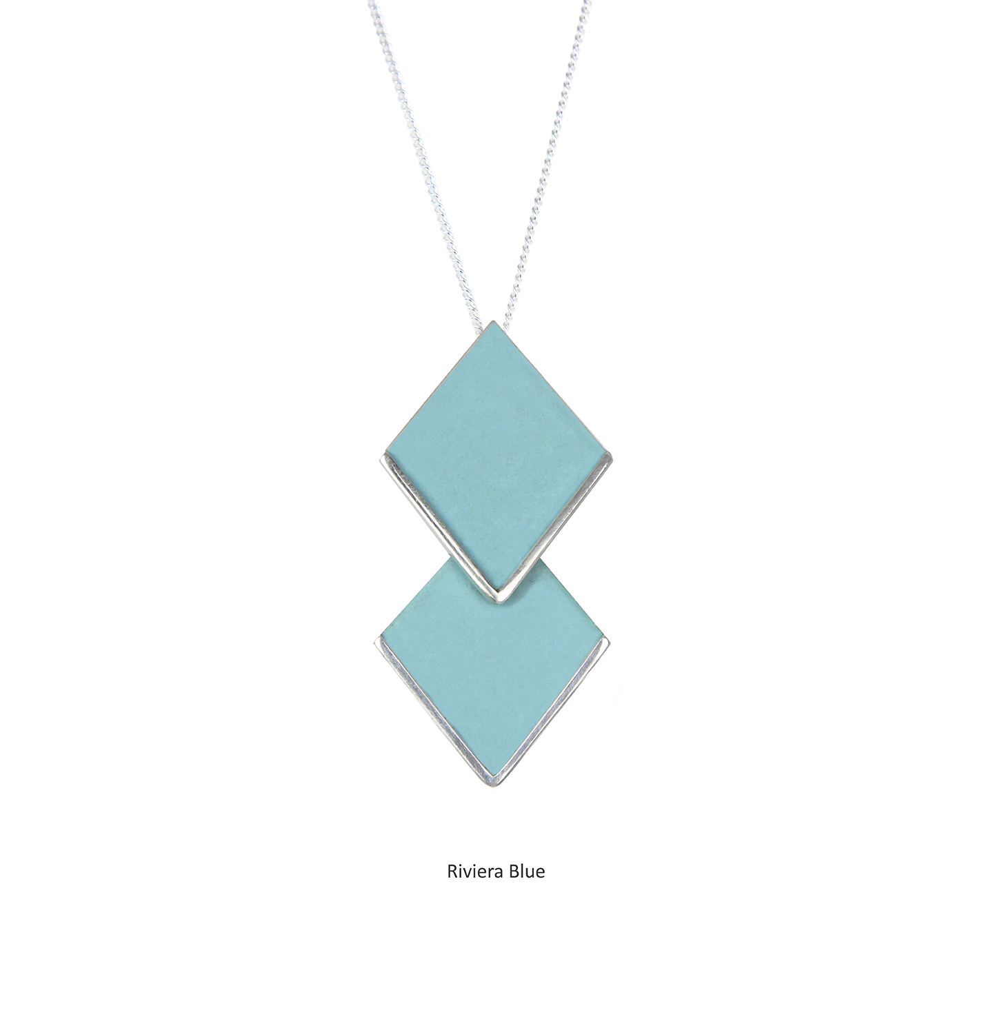 Riviera Blue Drop Pendant