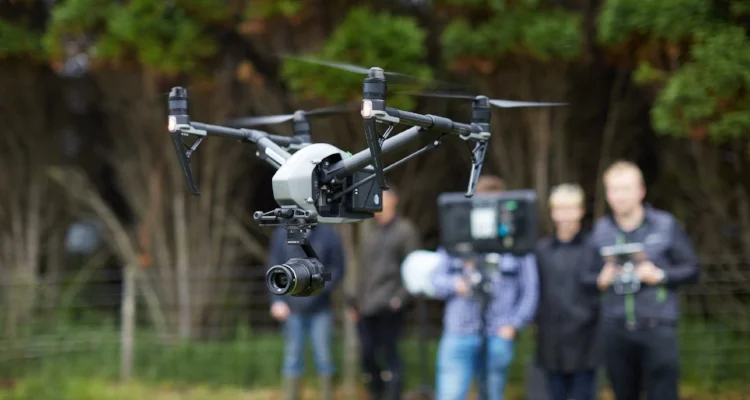 drone camera shooting