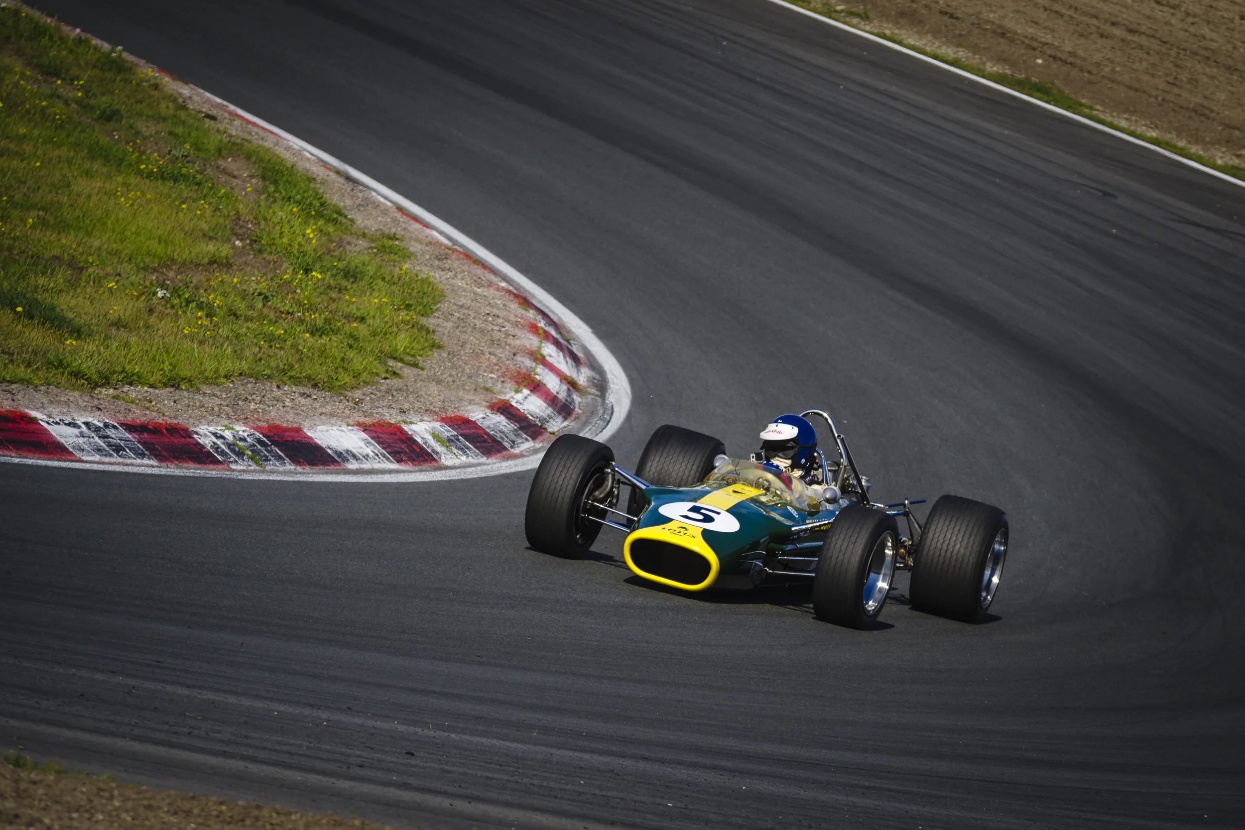 De race winnende Lotus-Cosworth uit 1967 van Jim Clark