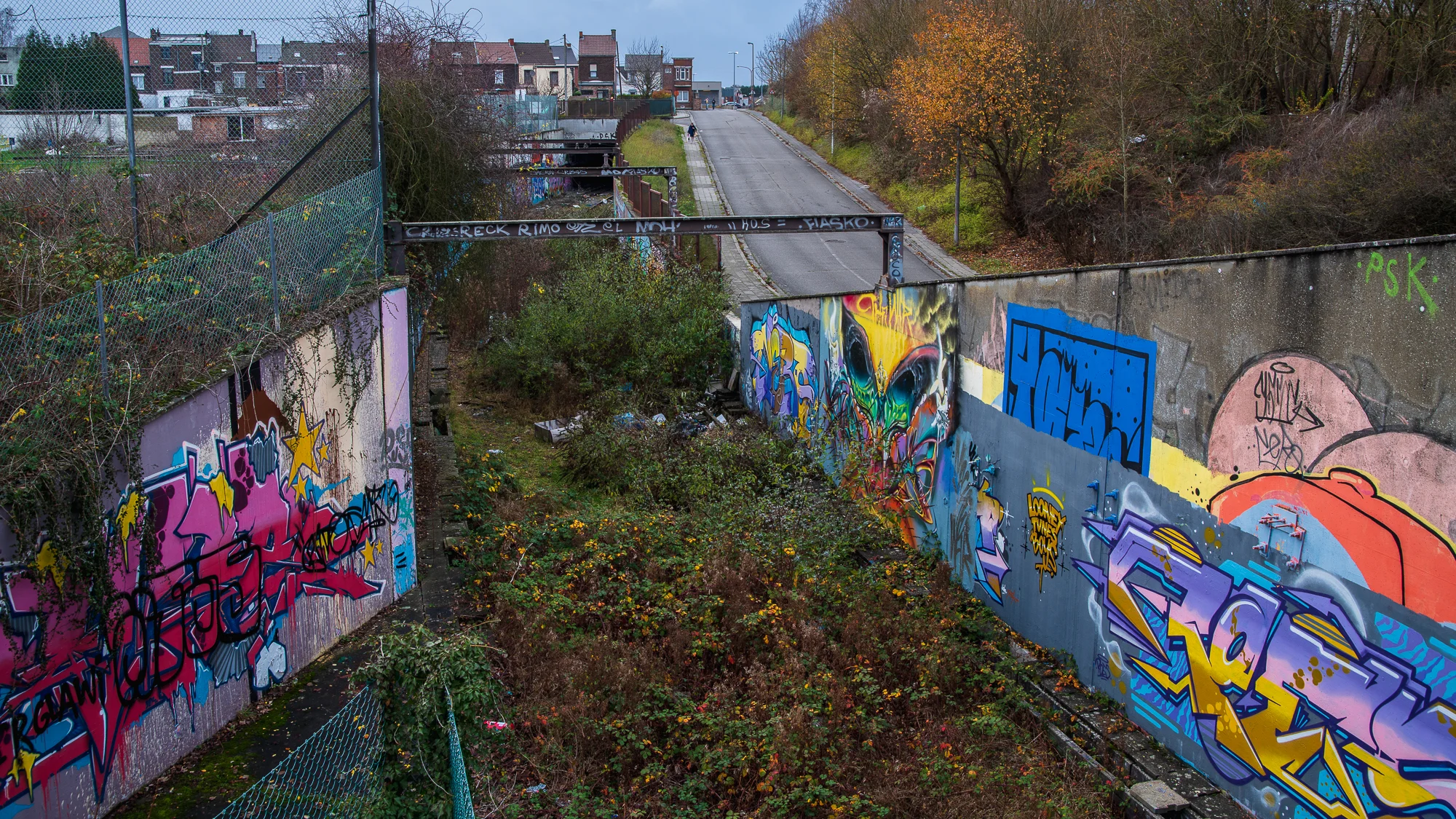 Overgroeide metrobaan