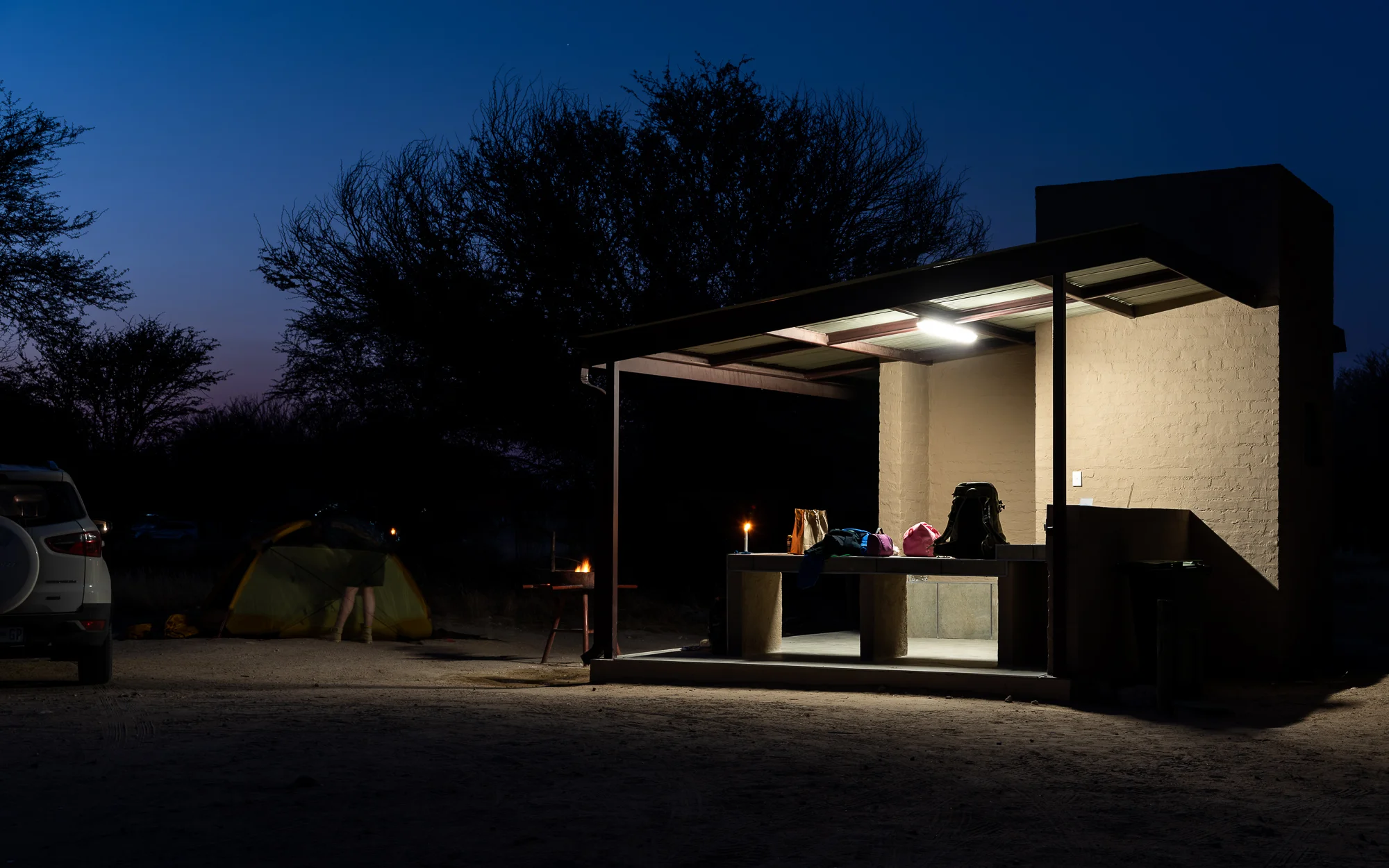 Luxe campeerplaats in Nossob