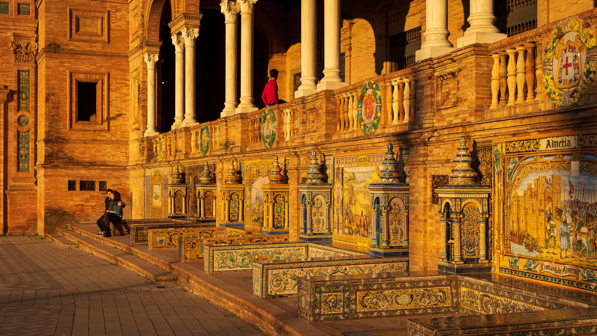 Stelletjes op het Plaza de Espana