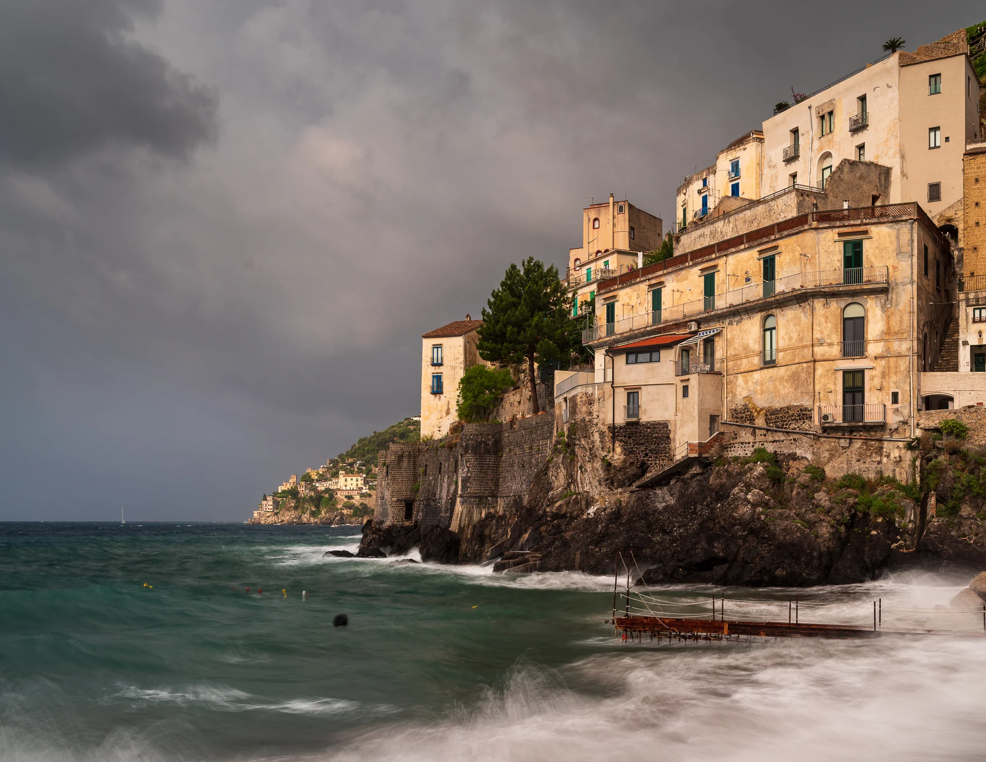 Het strand van Minori