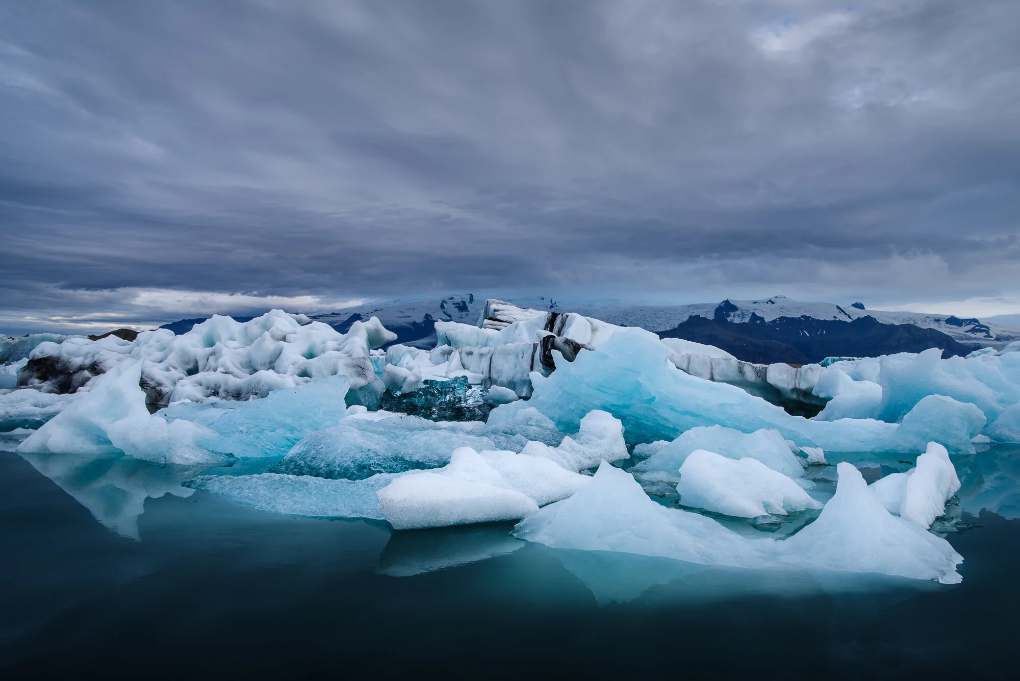 Soorten ijs in het Jökulsárlón