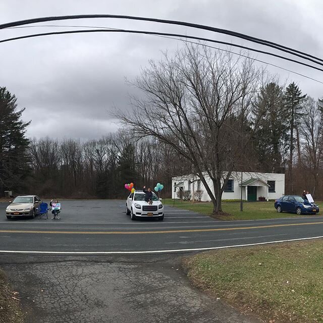 In times like these, it makes me so proud of the dance community that we have! Thank you to everyone who drove by, made signs and waved hello! It was so amazing to see my dancers faces smiling this morning at our drive by parade! Thank you to my help