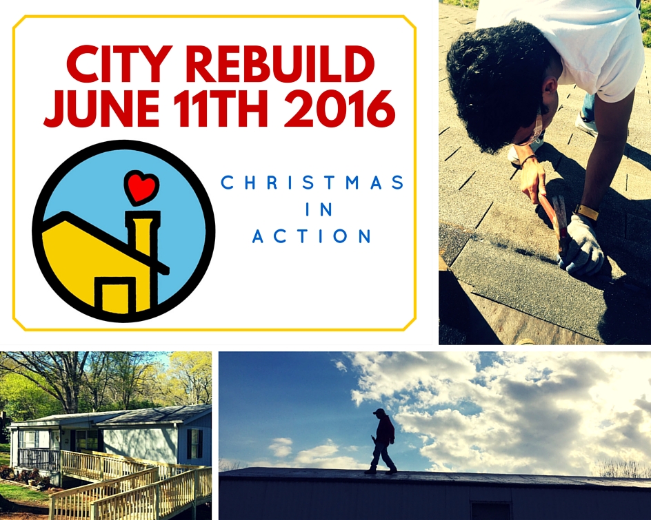 Coming up June 11th is our second ReBuild day taking place in the City of Spartanburg. We are working with J.W. Woodward Funeral Home to complete a house and hope to get more volunteers to join us. Please contact Program Coordinator Liz Evans at levans@ciaspartanburg.org if you are interested in joining a group or forming your own group on that day. 