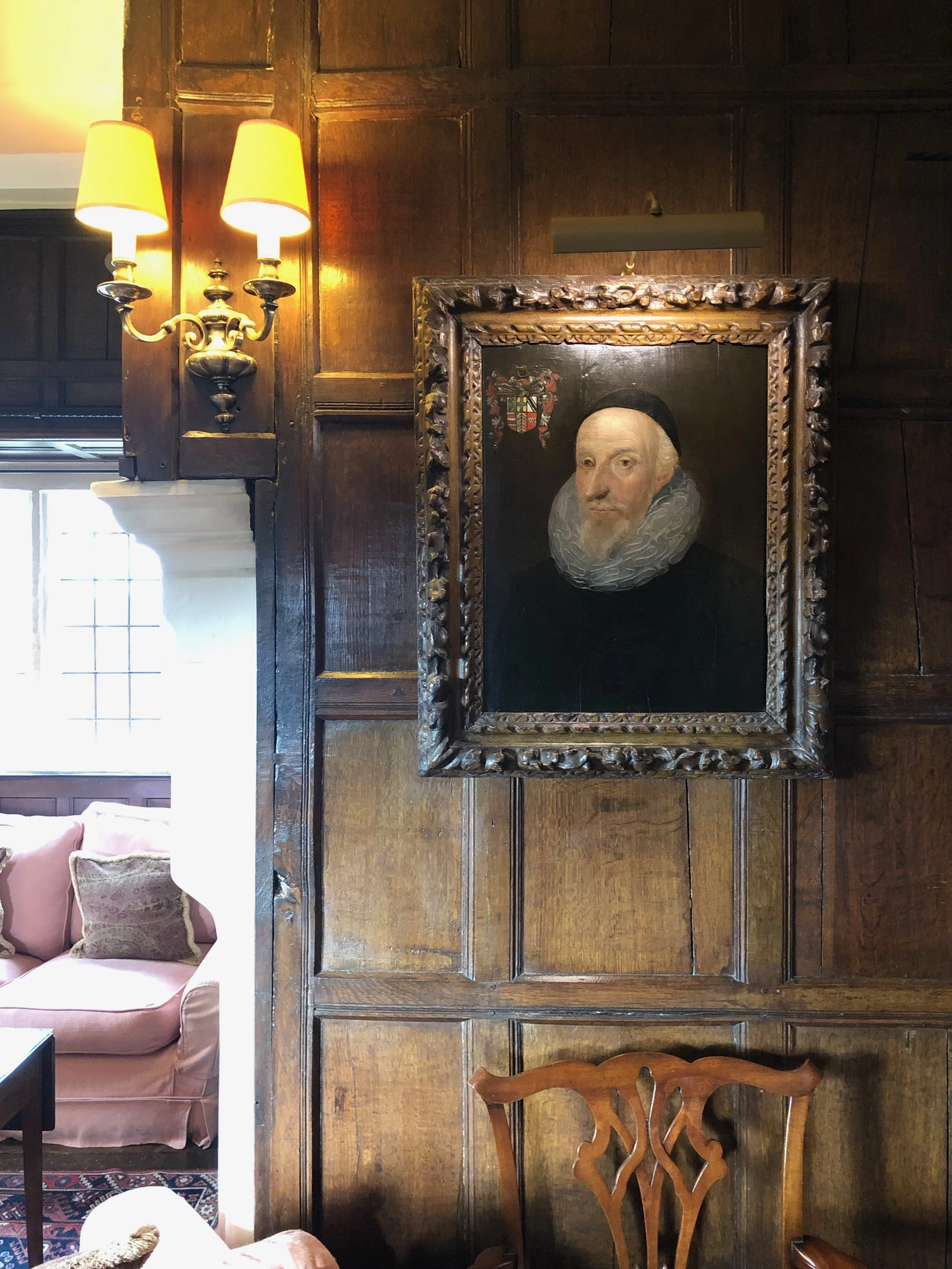 17th Century Portrait in the Sitting Room.