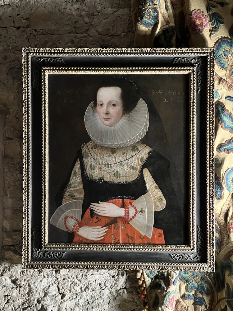 17TH CENTURY ENGLISH SCHOOL - PORTRAIT OF A LADY DATED 1624 — Nick Cox