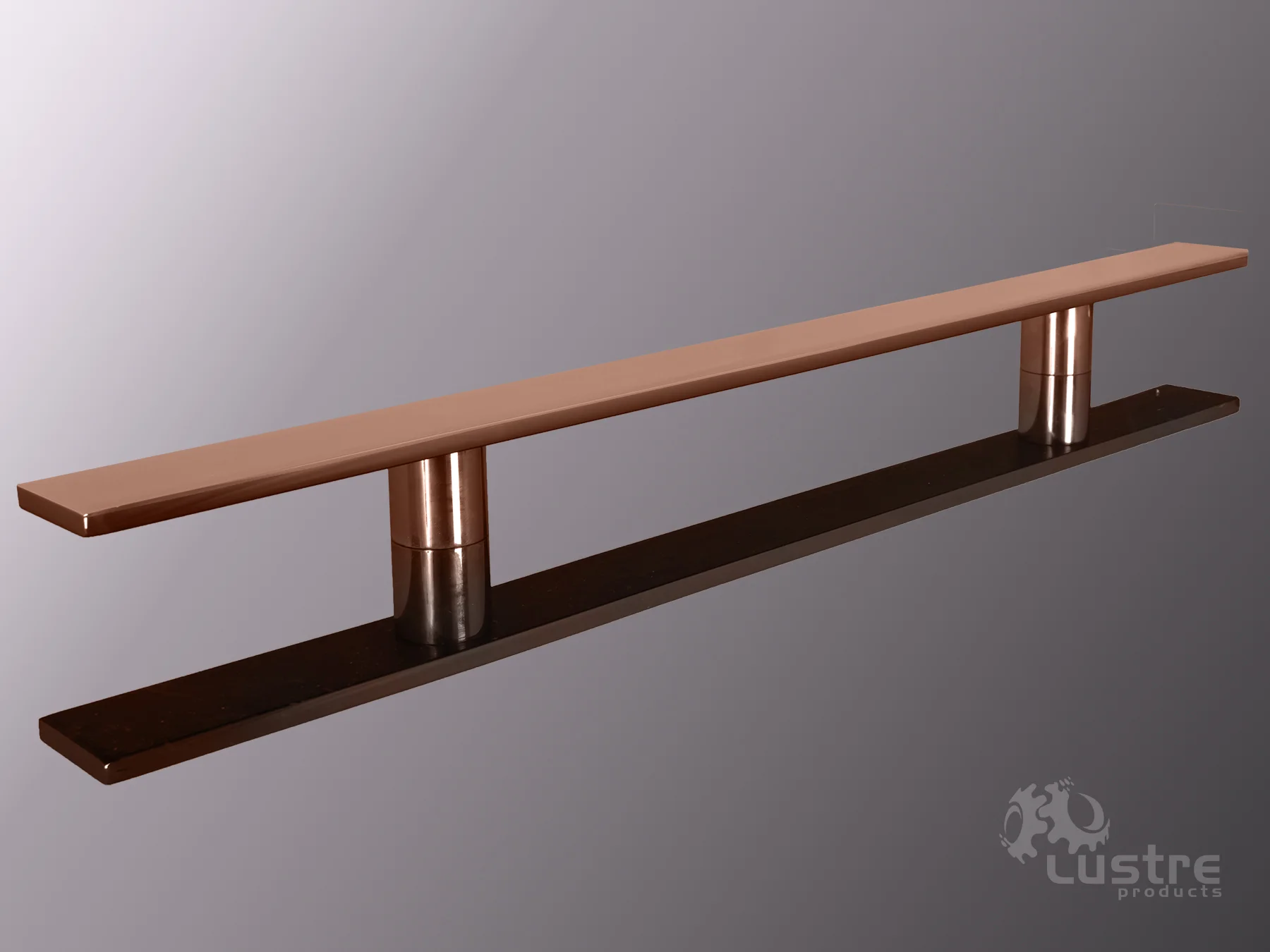 1.5" Flat Copper #8 - Polished