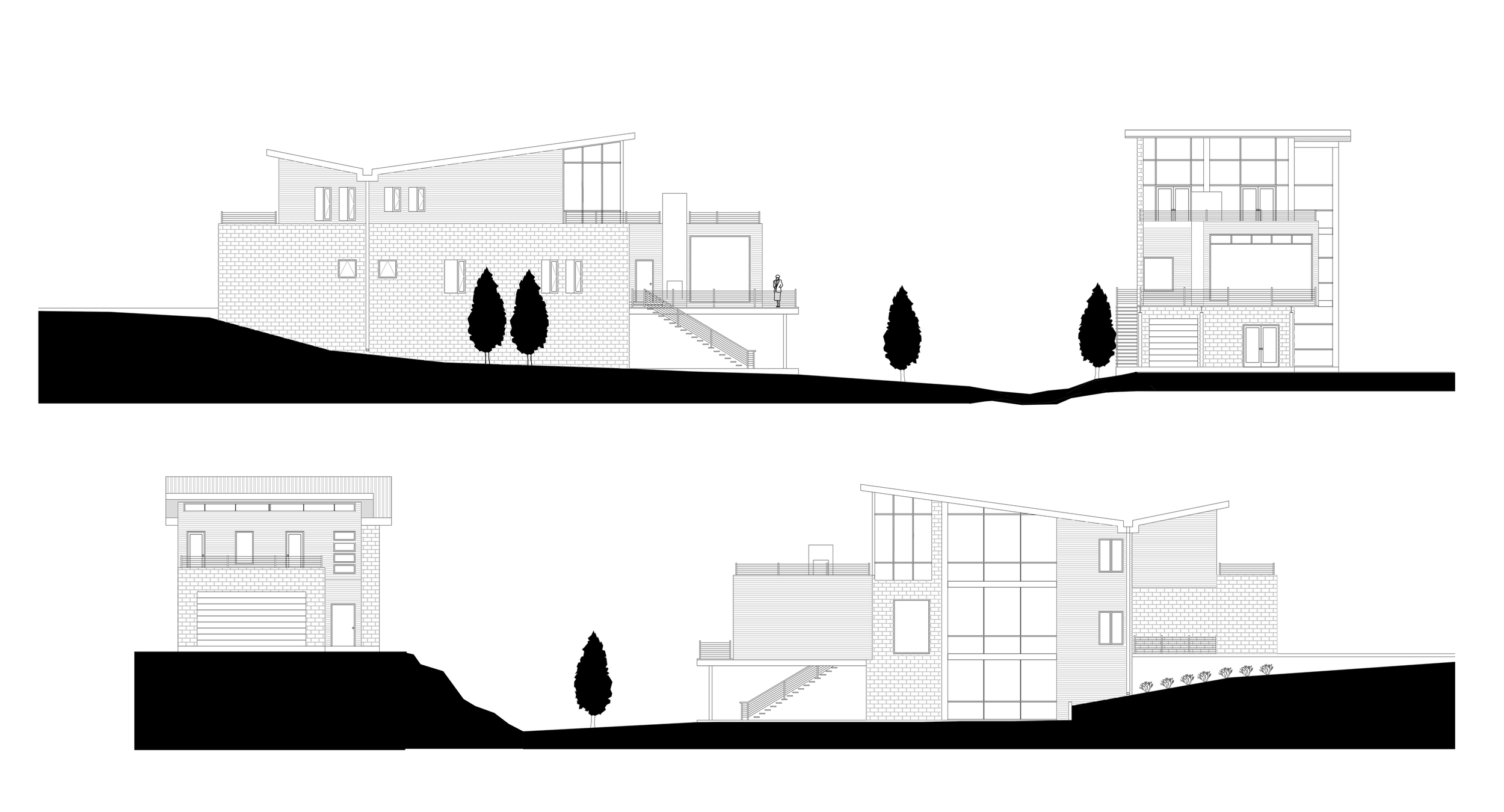  Exterior Elevations - AutoCAD 