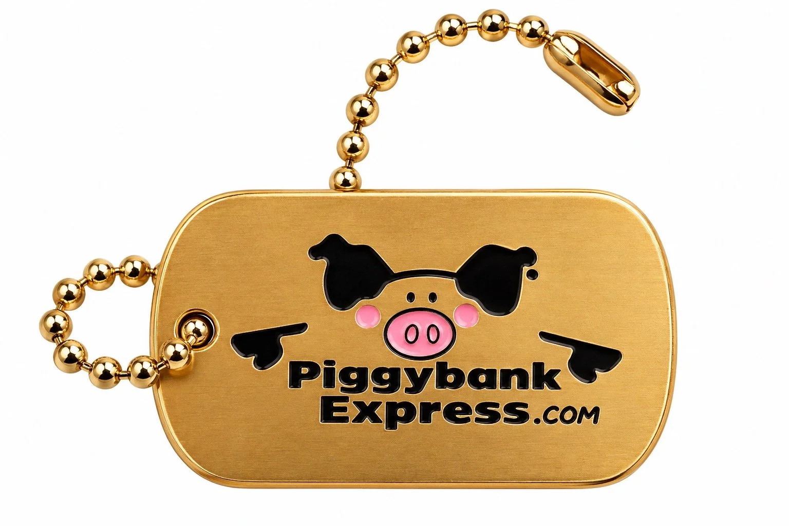Silver Pig Tag-Personalized
