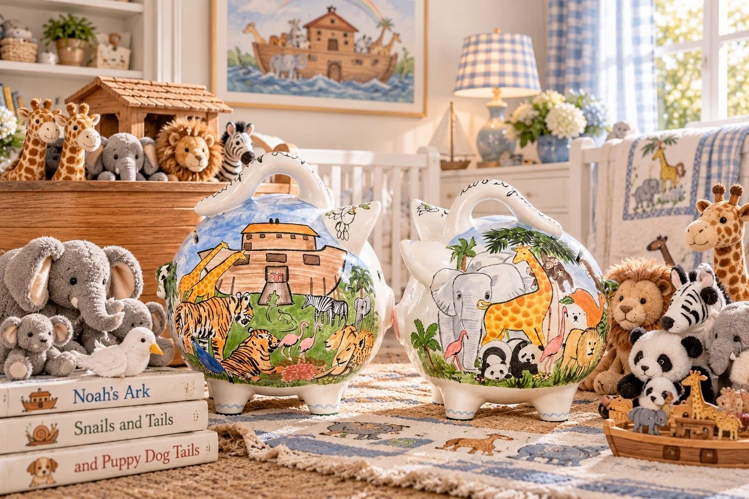 Noah's Ark Piggy Bank