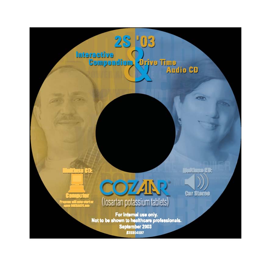Cozaar DVD Label