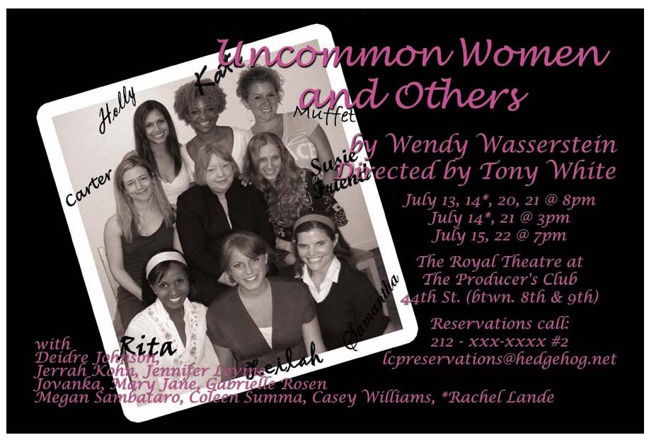 Uncommon Women and Others Postcard