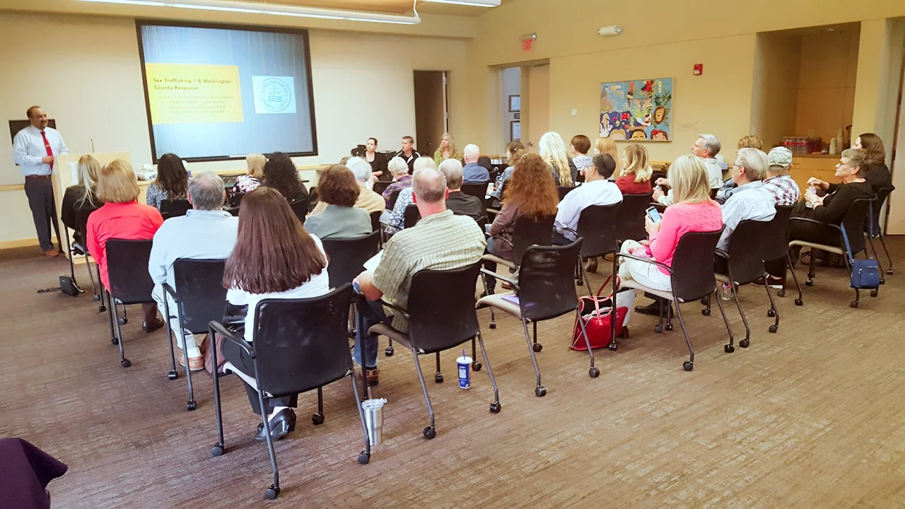 Imran Ali kicks off the Sex Trafficking Training on September 7, 2017.