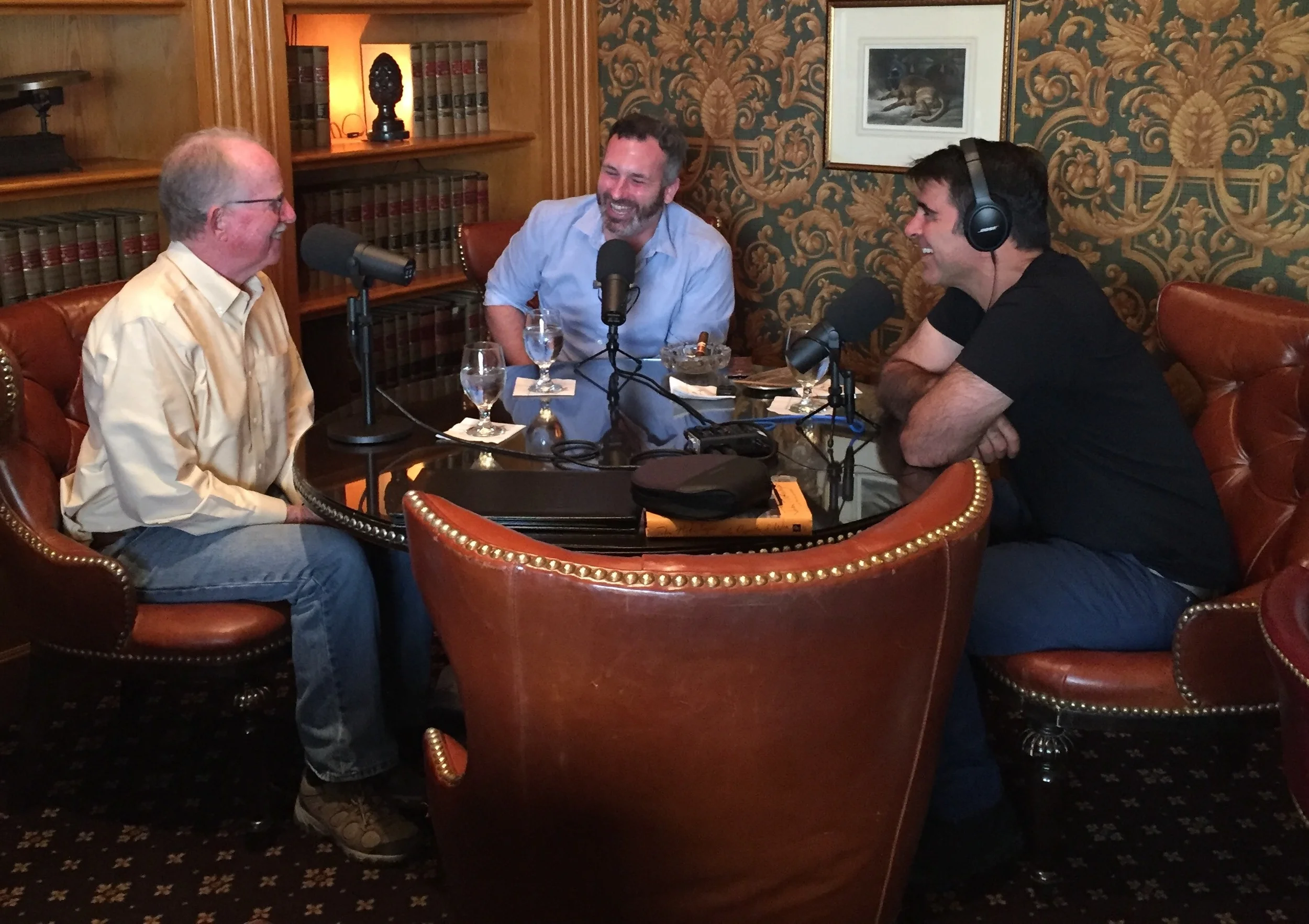  Bob and Ben with Dick Kreck at the Brown Palace Hotel Bar in Downtown Denver