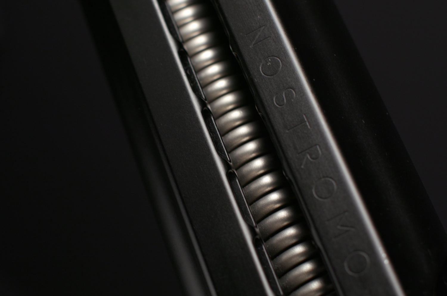 Detail of the Nostromo arm titanium spring.