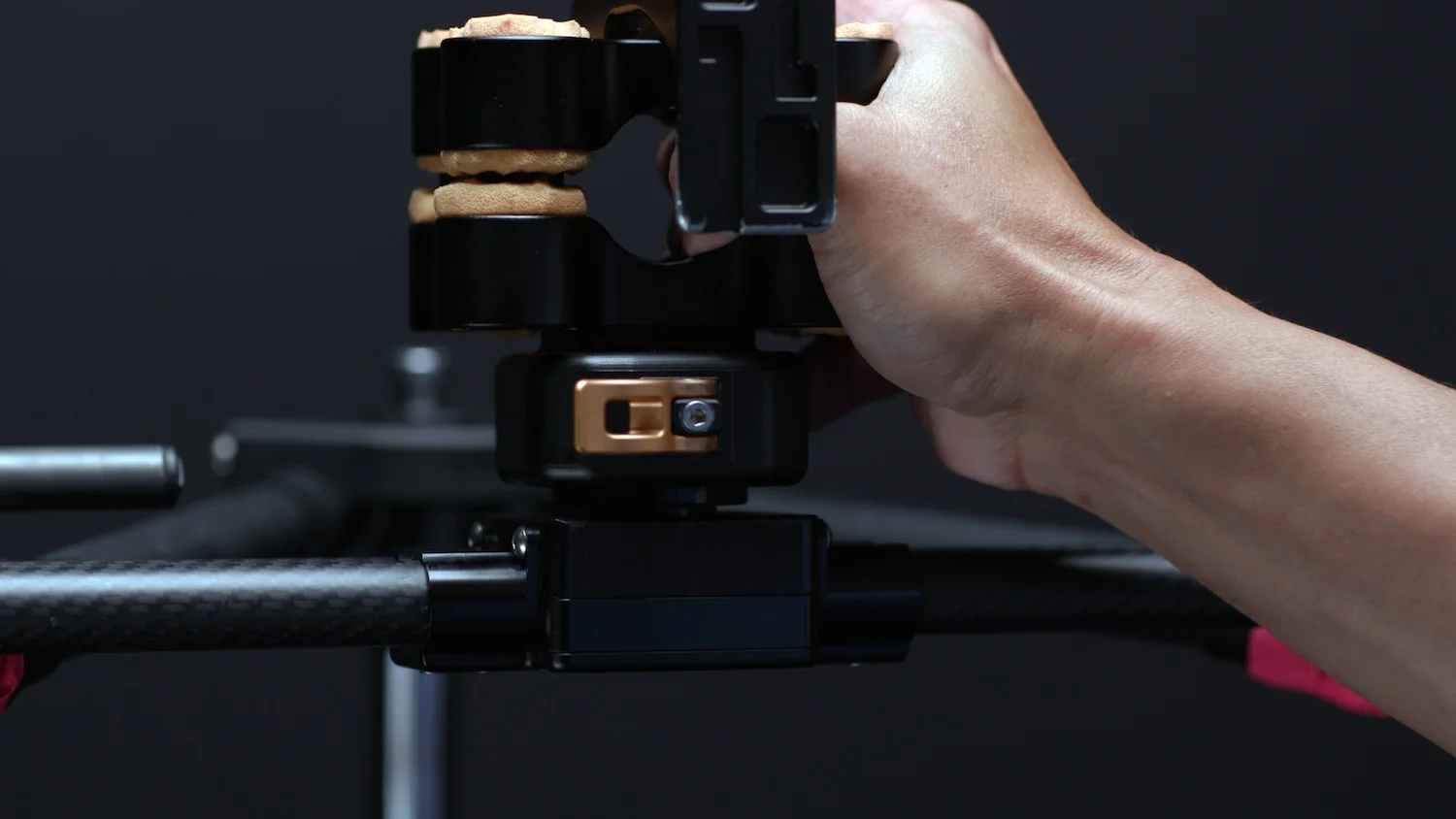 Lever engaged, and load safe to carry.