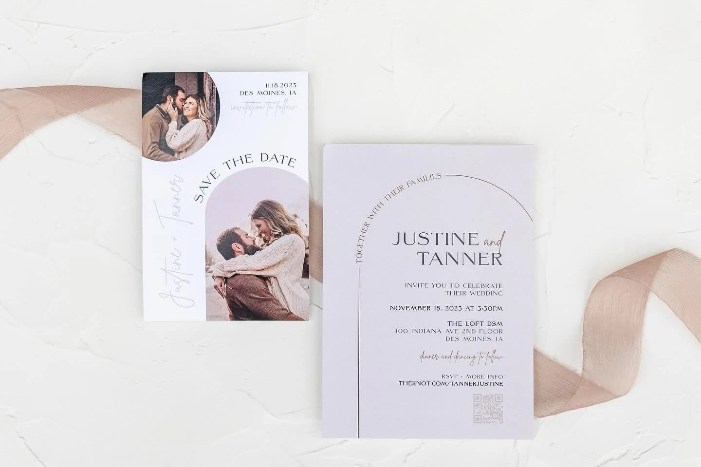 Save money and skip the rsvp cards! Add a link and/or QR code to your invitation for guests to rsvp via your wedding website instead 💌