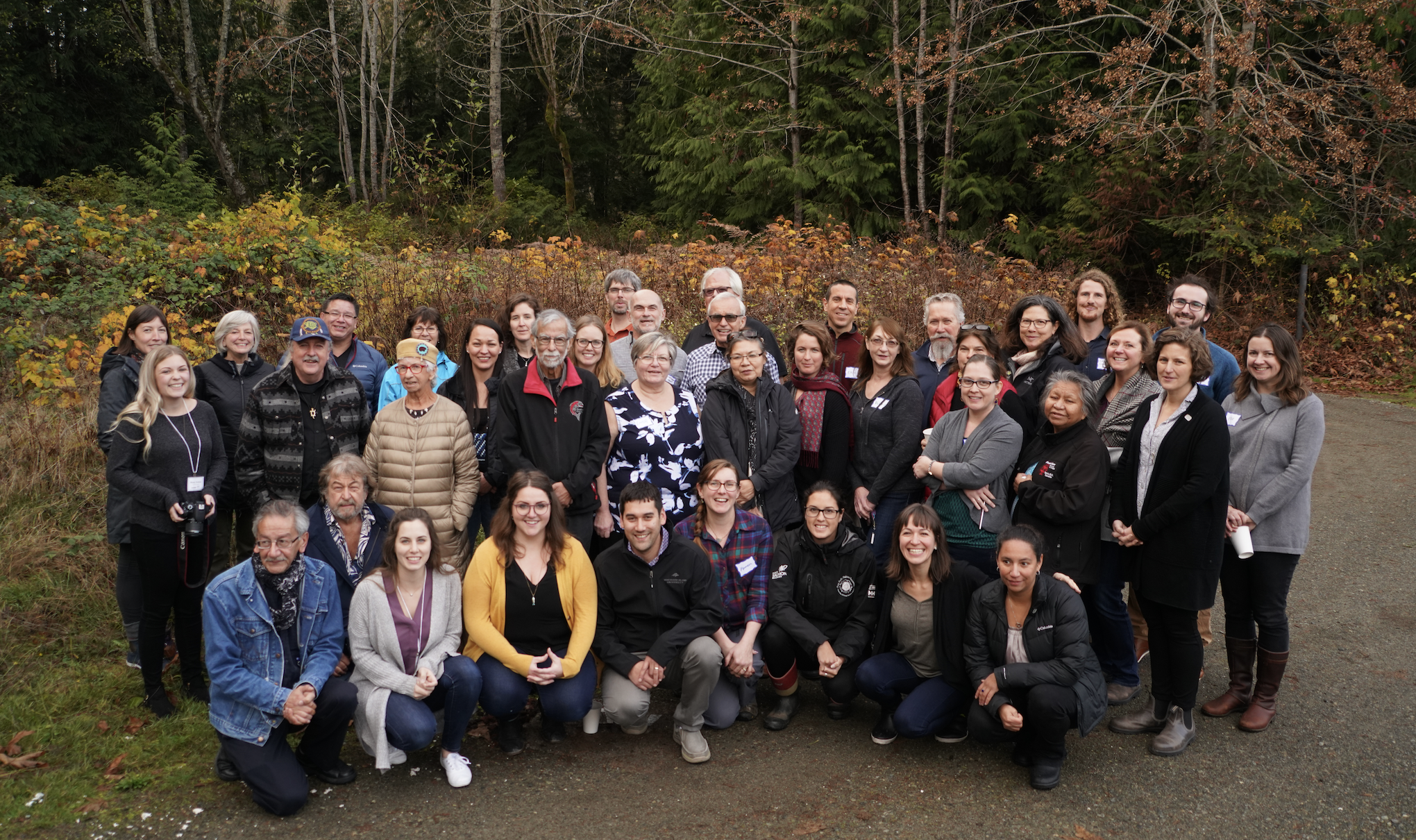 Members of the Canadian Biosphere Reserves Association’s (CBRA) Board of Directors and Indigenous Circle, as well as biosphere reserve staff and guests.