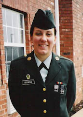 United States Army Pfc. Rachel Bosveld, 19, Waupun, WI