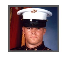 United States Marine LCpl. Brent Vroman, 21, Omro, WI