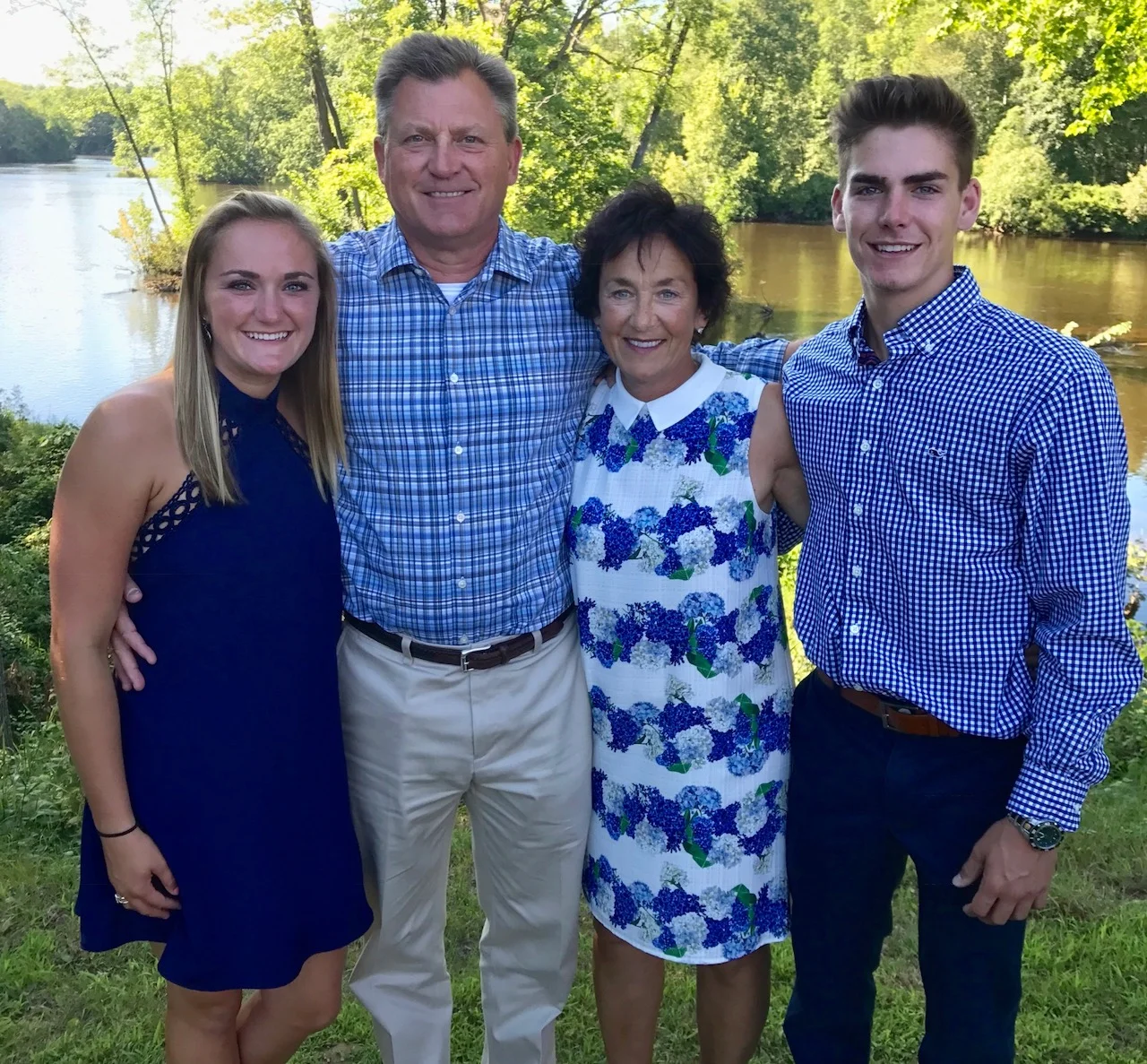 Bruce and Carol Valk with their daughter Sylvia and son Carl