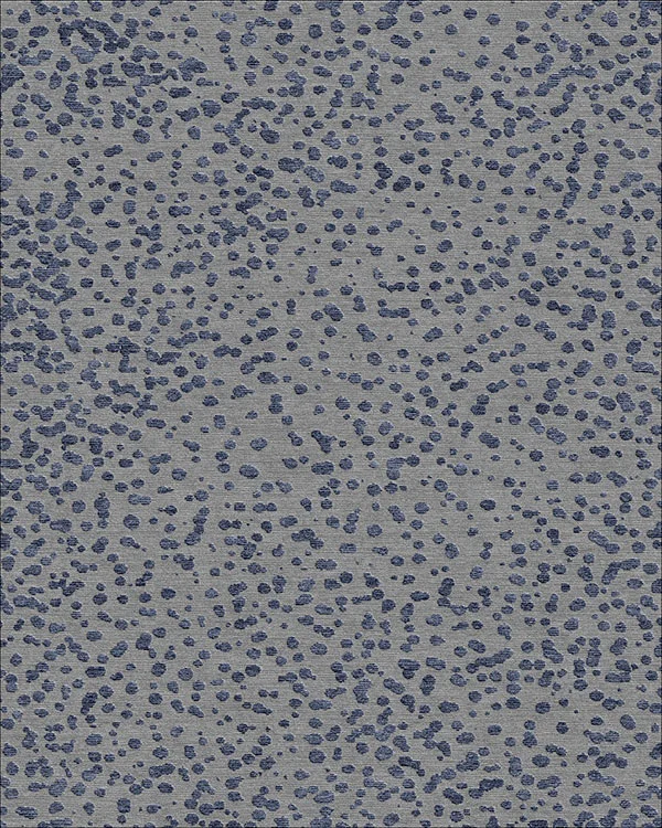 indigo silk on grey
