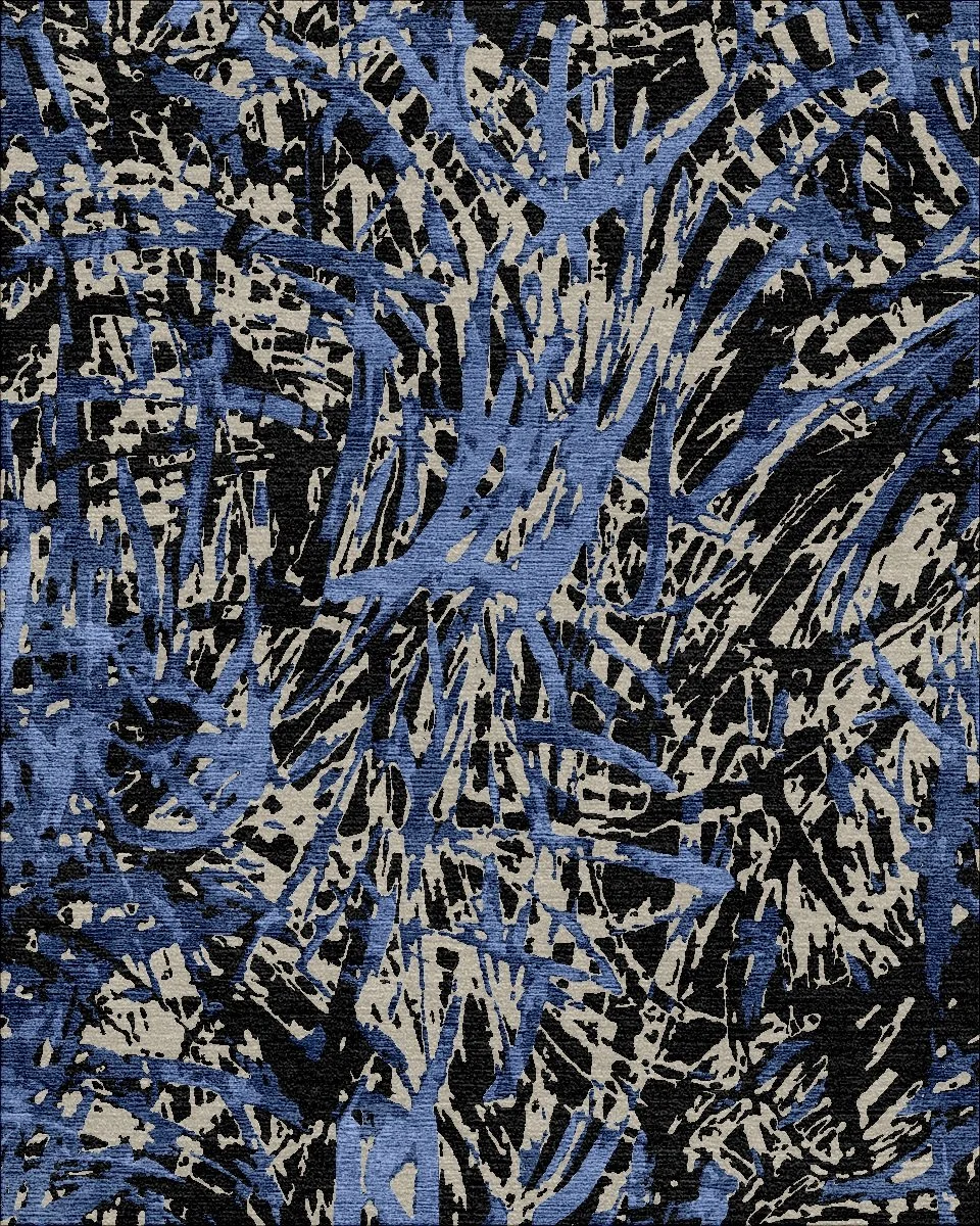 blue black