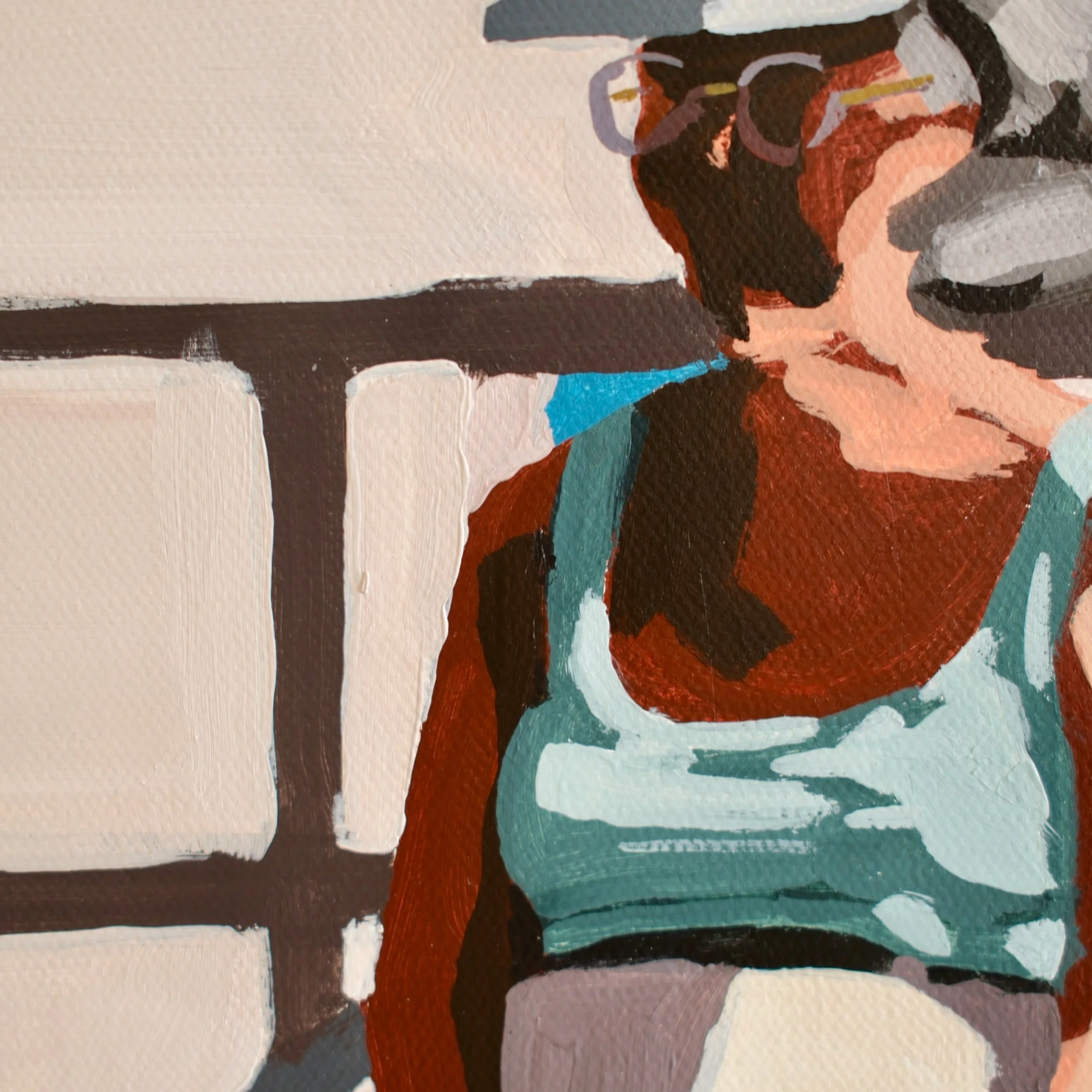 <i>Nothing More Than Dottie, with the Shore Behind Her</i>, detail</small>