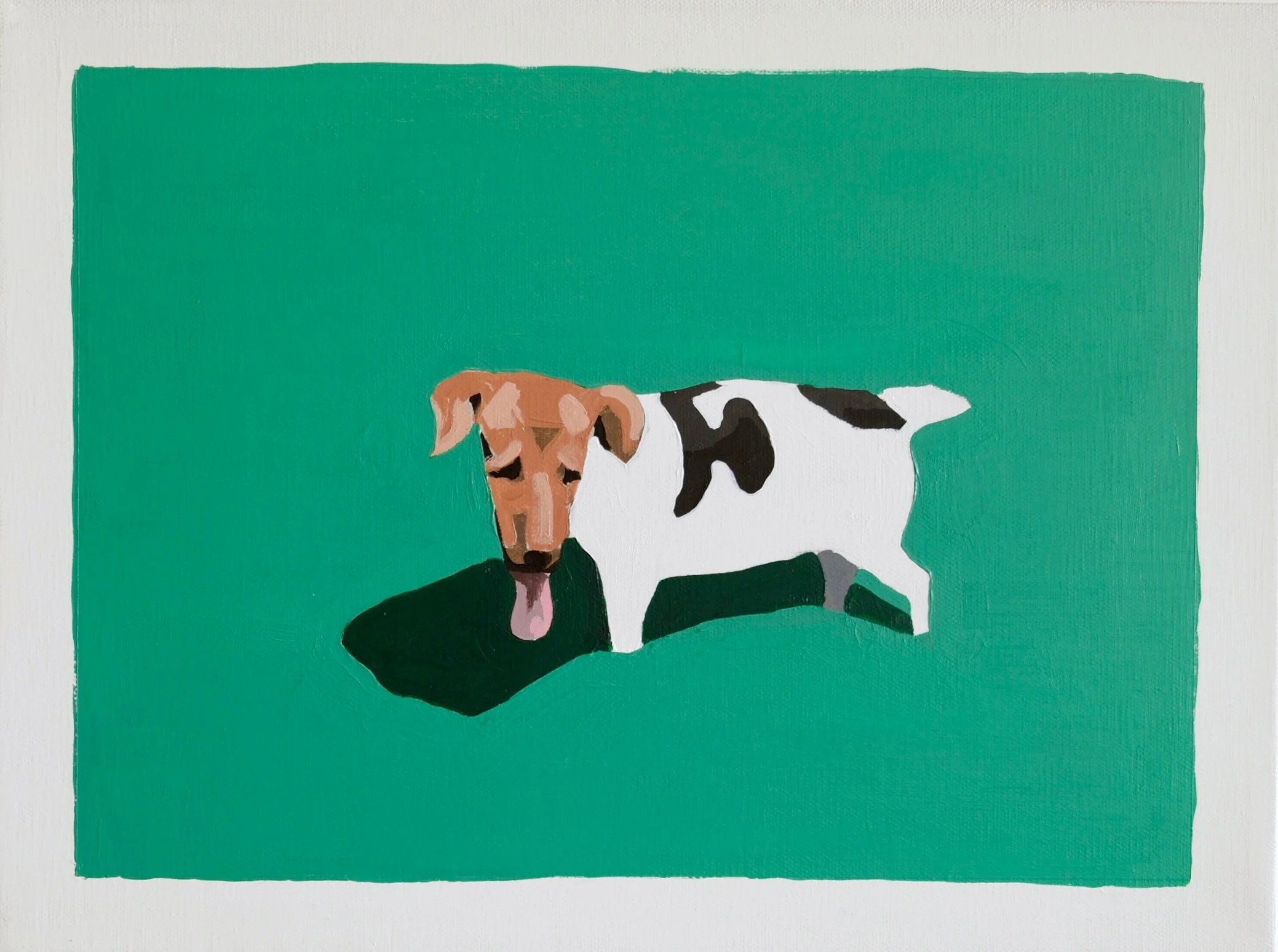 <i>Jack at the Match</i>, 12x16in </small>