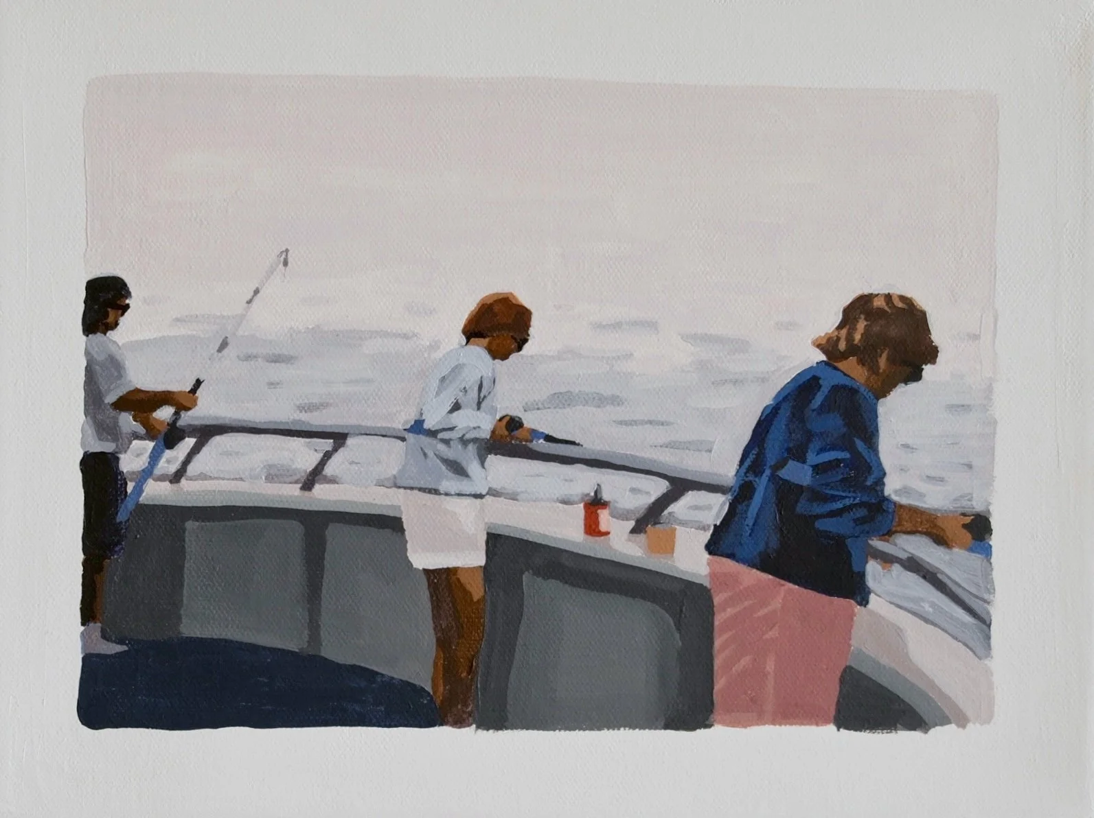 <i>The Sky Was Water That Day</i>, 9x12in</small>