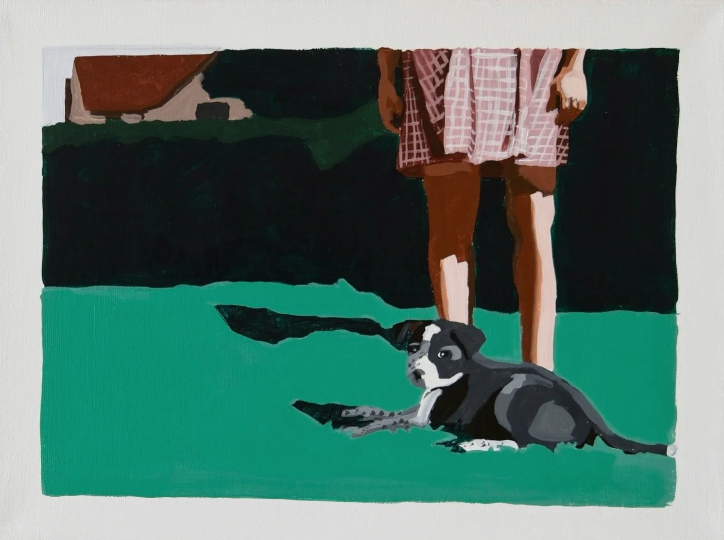 <i>Lucky at My Feet</i>, 12x16in</small>