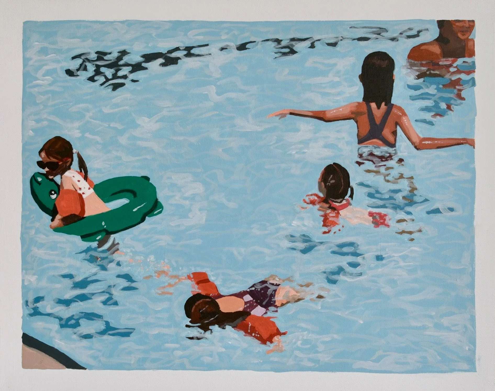 <small><i>The Weightless Game</i>,16x20in</small>