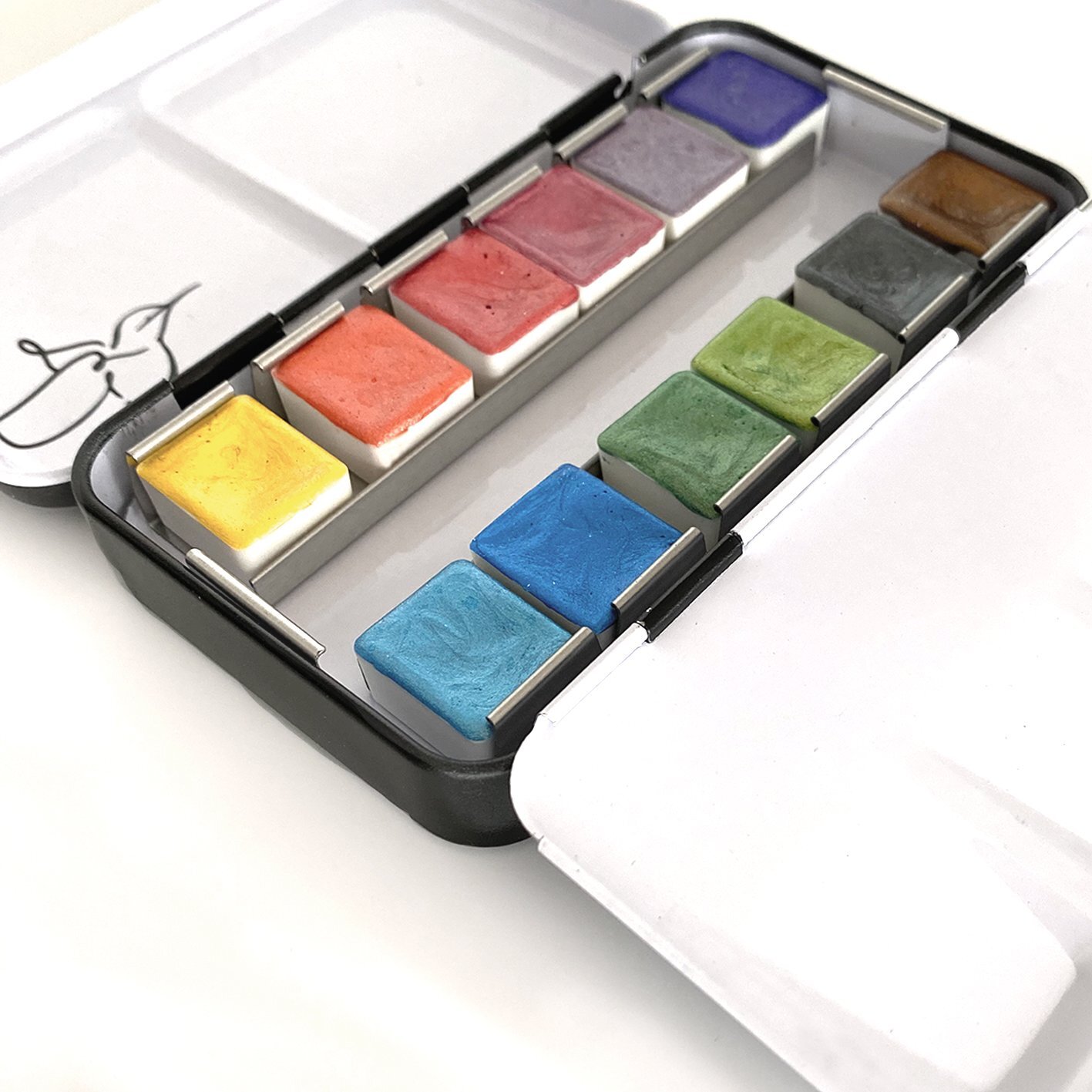 ACUARELAS METÁLICAS ARTESANALES