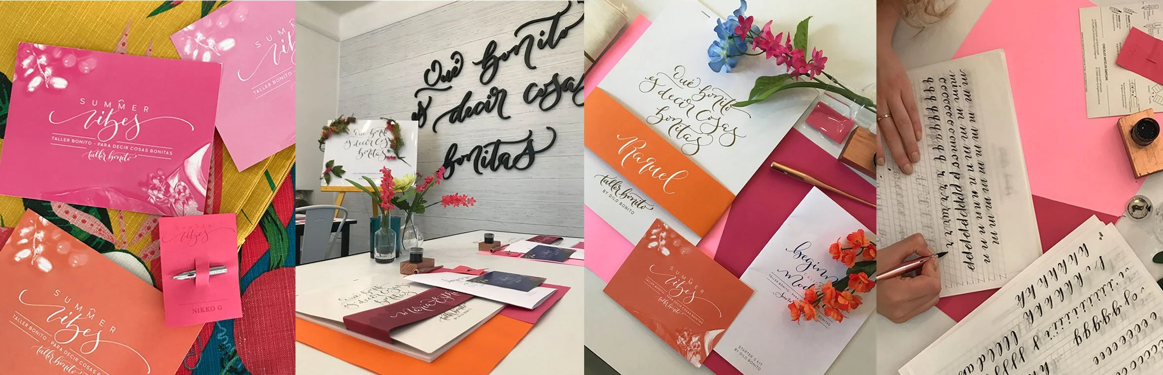 Talleres de caligrafía y lettering