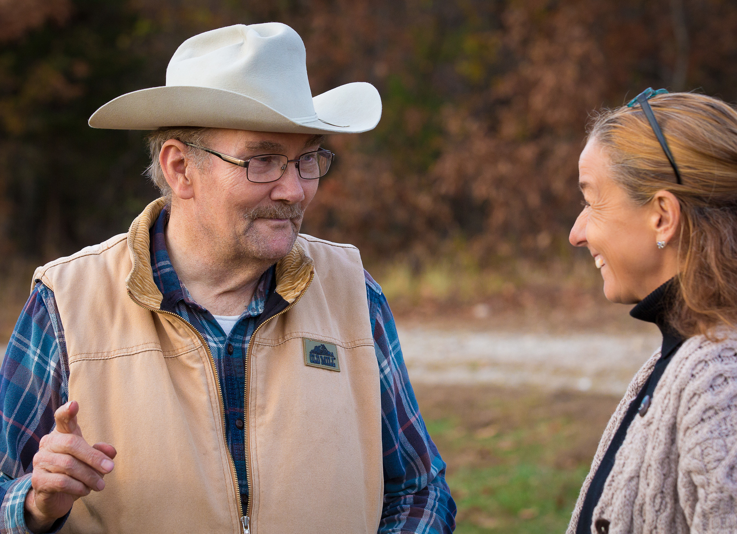 Tom Norush and Kelly in Missouri for the Horse of the Americas national meeting in 2015