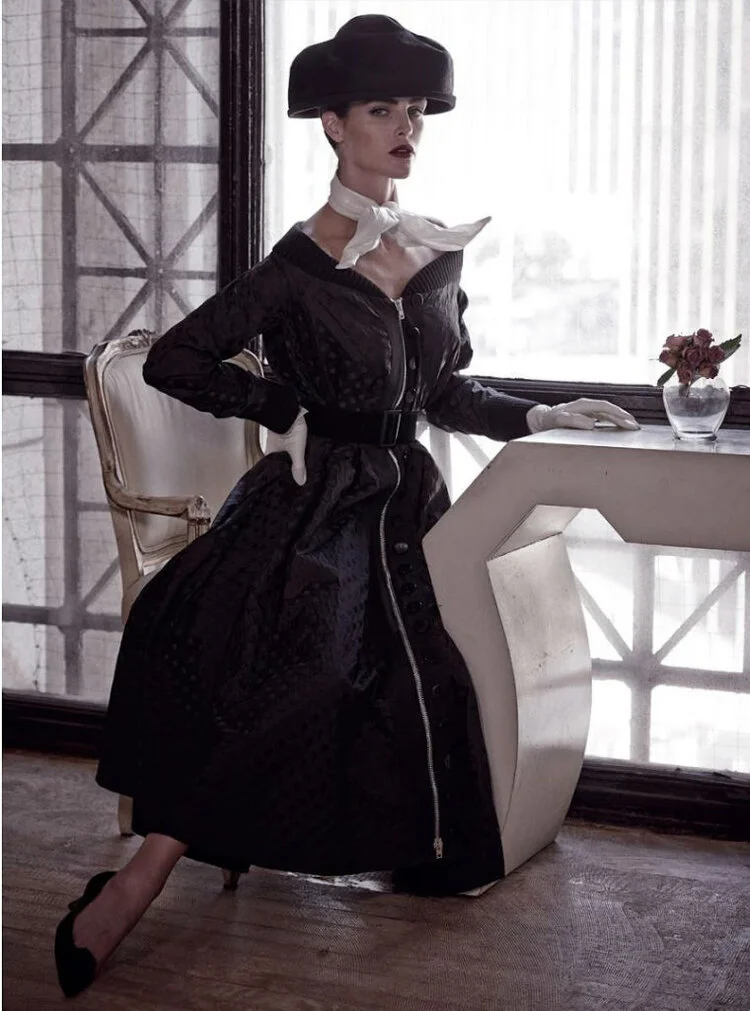 Hilary Rhoda & Lauren Hutton for Muse Magazine — Skylight at Moynihan Station