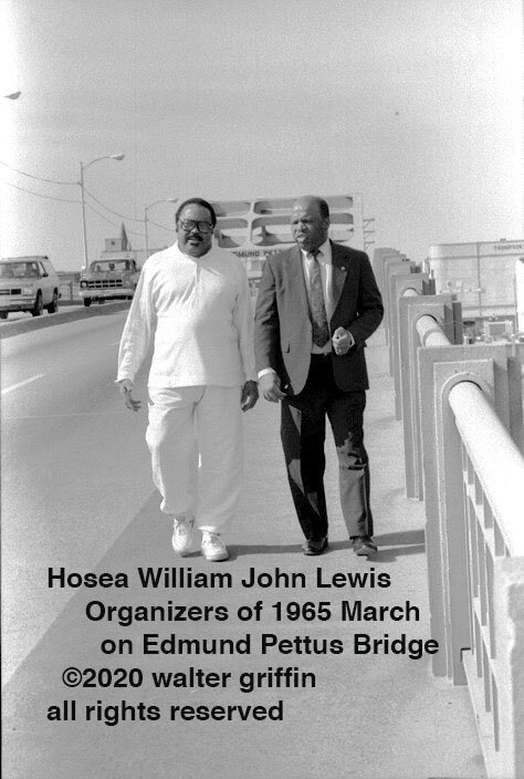 John Lewis and Hosea Williams 1990