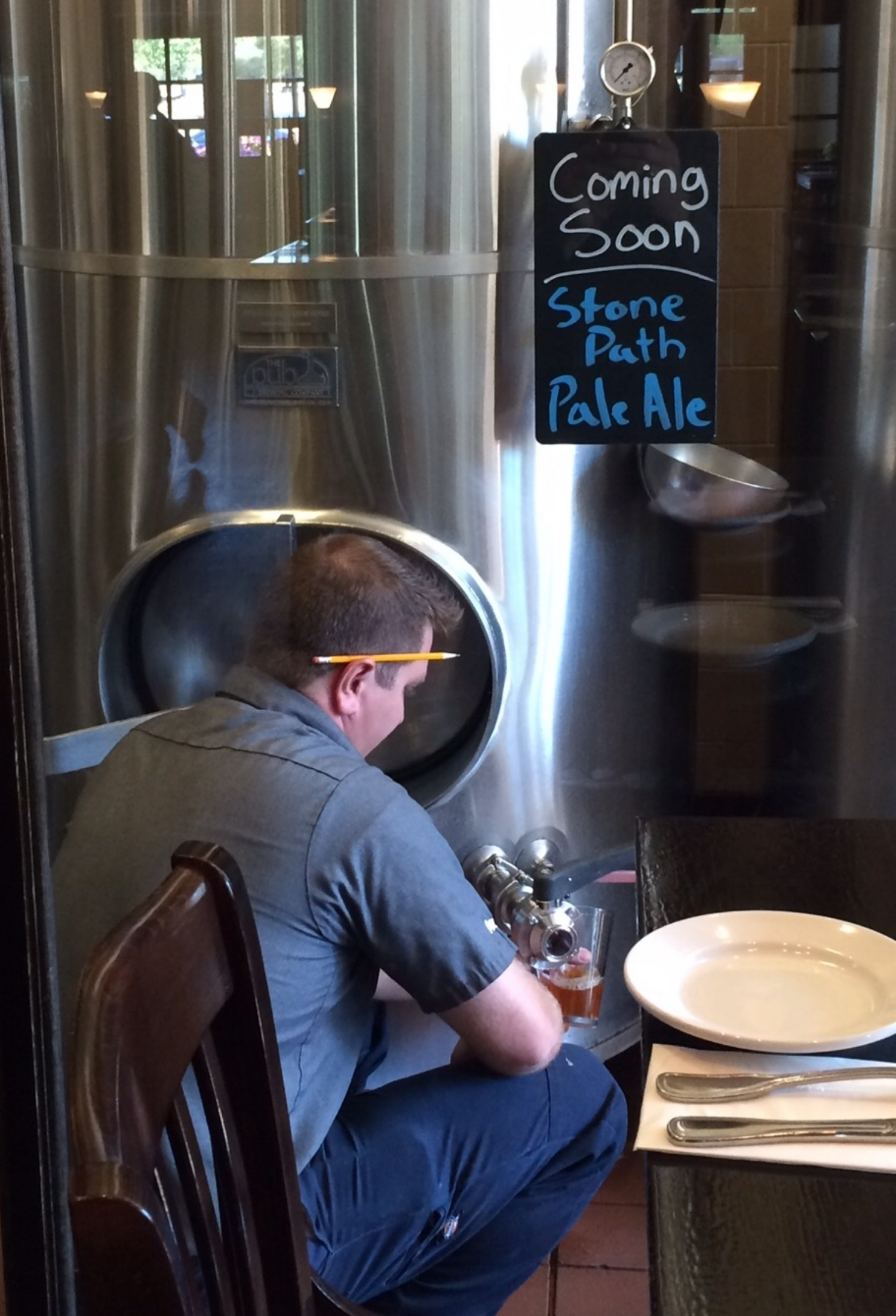 Aaron Crossett, Head Brewer at John Harvard's Brewery