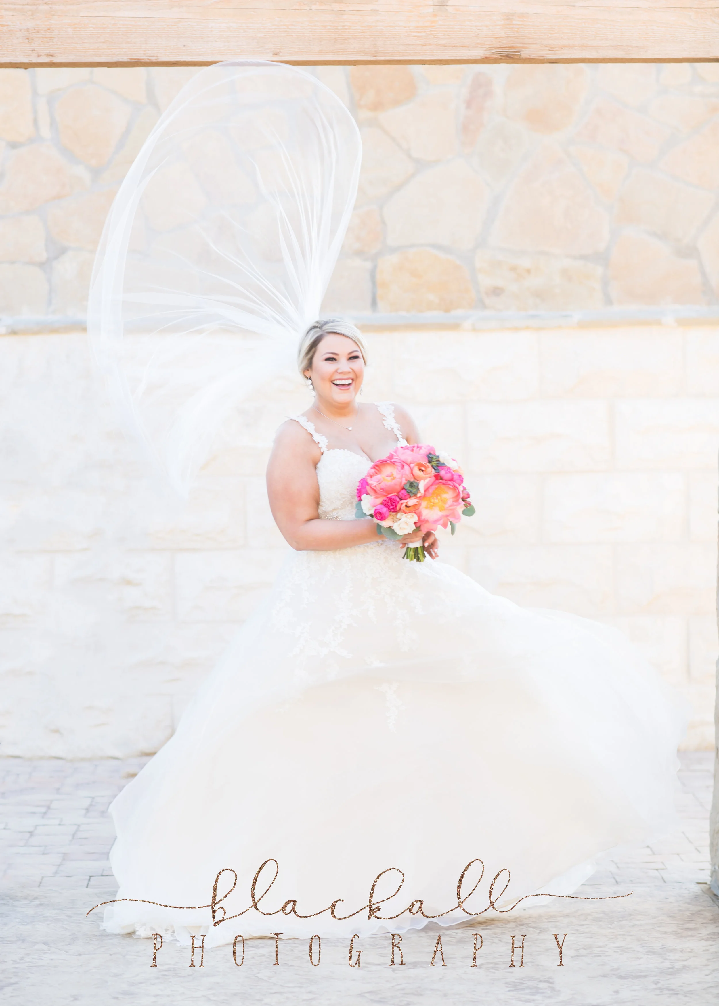  When the wind catches your veil just right! 