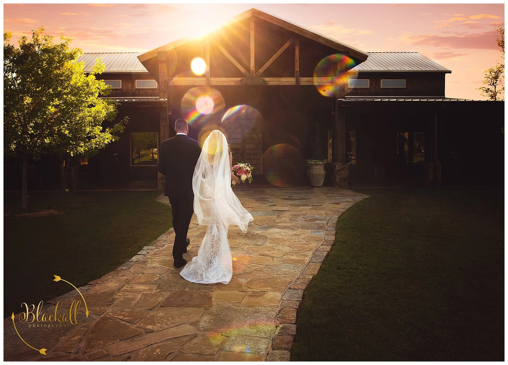  Walking off into their amazing future as husband + wife! 